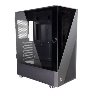 Talius Ether - ATX - 2xUSB 2.0 - 1xUSB 3.0 - 2x3.5" - 1x2.5" - Hasta 8 ventiladores opcionales - Admite líquida 240mm - Lateral cristal templado - 484x385x210mm