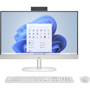 HP AiO 24-CR0080ns - Intel Core i5-1335U - 23.8" FHD - 16GB - 512GB SSD NVMe - Windows 11 Home - Blanco - inc. teclado y ratón