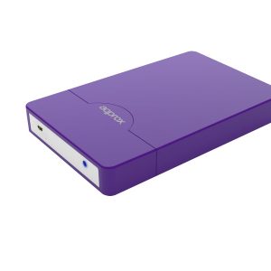 CAJA EXTERNA USB 2.5'' SATA 3.0 SCREWLESS MORADO APPROX
