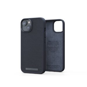 FUNDA IPHONE 12/13/14 PRO CUERO GENUINO NEGRO NJORD