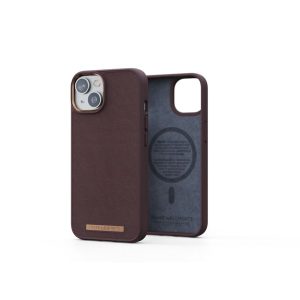 FUNDA MAGSAFE IPHONE 14 PIEL MARRON OSCURO NJORD