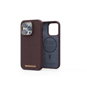 FUNDA MAGSAFE IPHONE 14 PRO PIEL MARRON OSCURO NJORD