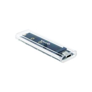 CAJA EXTERNA SSD M.2 NGFF/NVMe TRANSPARENTE RGB TOOQ