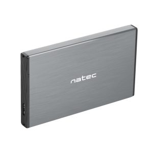 Caja externa natec rhino go disco duro 25pulgadaspulgadas usb 3.0 sata gris