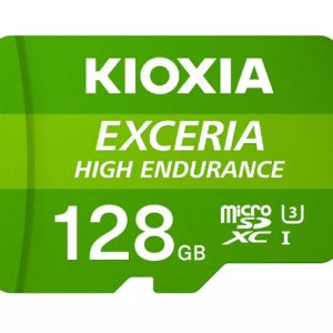 Tarjeta memoria micro secure digital sd kioxia 128gb exceria high endurance uhs - i c10 r98 con adaptador