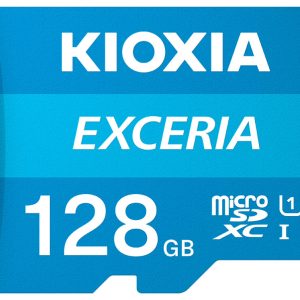 Tarjeta memoria micro secure digital sd kioxia 128gb exceria uhs - i c10 r100 con adaptador