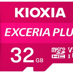 Tarjeta memoria micro secure digital sd kioxia 32gb exceria plus uhs - i c10 r98 con adaptador