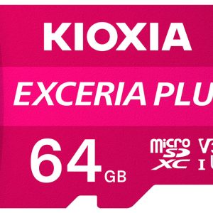 Tarjeta memoria micro secure digital sd kioxia 64gb exceria plus uhs - i c10 r98 con adaptador
