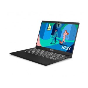 Portátil msi modern 14 c12m - 052es classic black  i7 - 1255u -  16gb -  ssd 1tb -  intel iris xe -  14 fhd -  w11h