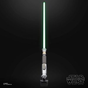 Réplica hasbro force fx élite star wars black series sable de luz luke skywalker