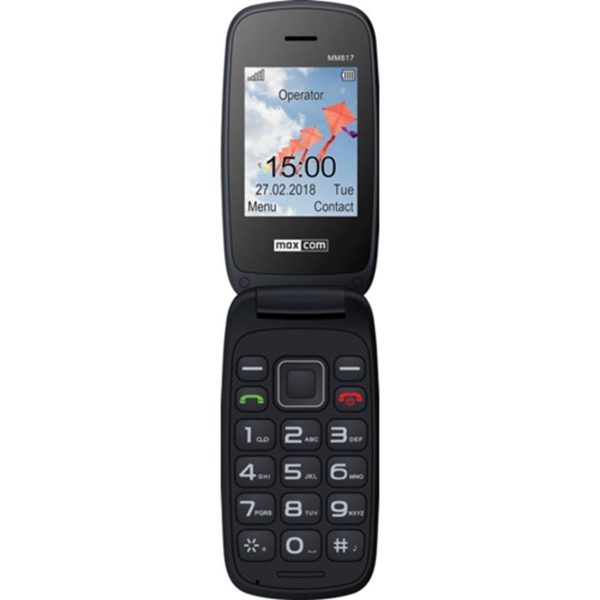 Telefono movil maxcom mm817 black -  2.4pulgadas -  2g color negro