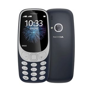 Telefono movil nokia 3310 azul oscuro 2.4pulgadas -  16mb -  2mpx -  2g