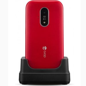 Telefono movil doro 6820 red - white - 2.8pulgadas -  4g - rojo y blanco