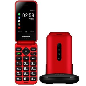 Telefono movil telefunken s740 senior phone - 4g - gps - 2.8pulgadas - kaios rojo