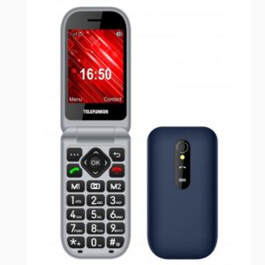 Telefono movil telefunken s450 senior phone - 2.8pulgadas - azul