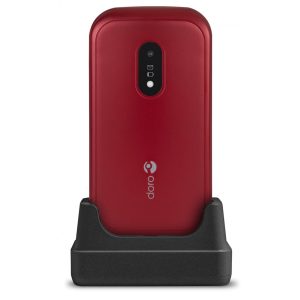 Telefono movil doro 6040 red - white - 2.8pulgadas -  3mpx - rojo y blanco