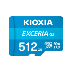Micro sd kioxia 512gb exceria g2 w - adaptor