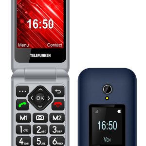 Telefunken s460 2.8pulgadas + 1 -77pulgadas senior phone azul