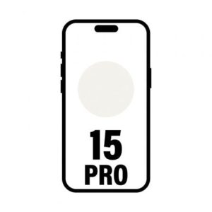 Smartphone Apple iPhone 15 Pro 128Gb/ 6.1"/ 5G/ Titanio Blanco