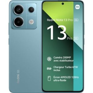 Smartphone Xiaomi Redmi Note 13 Pro 8GB/ 256GB/ 6.67"/ 5G/ Verde Azulado