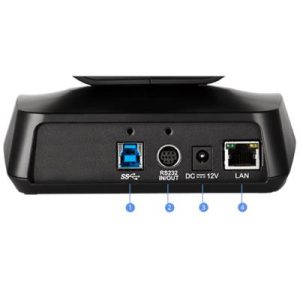 AVER USB CAM SERIES CAM520PRO 2 PTZ USB CONFERENCE CAMERA, 12X OPTICAL, 24X TOTAL, 1080P, SMARTFRAME, PRESET TRACKING, POE+ RS-232 (61U3410000AF)