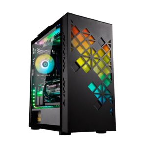 BitFenix Tracery ARGB - Caja EATX - Sin fuente - Líquida hasta 360mm - Gráfica hasta 410mm - 2xUSB 3.0 - 1xUSB-C - 225x494x475mm - Negra
