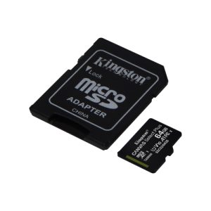 Kingston Tarjeta Micro SDHC 64GB Clase 10 100MB/s Canvas Select Plus