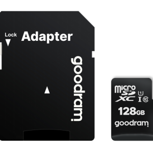 MICRO SD GOODRAM 128 GB C10 UHS-I CON ADAPTADOR