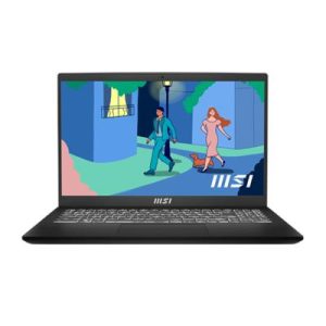 MSI Modern 15 B7M-039XES 7530U Portátil 39,6 cm (15.6´´) Full HD AMD RyzenT 5 8 GB DDR4-SDRAM 512 GB SSD Wi-Fi 6E (802.11ax) Negro