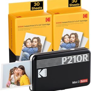 KODAK MINI SHOT 2 ERA BLACK 2.1X3.4 + 60SHEETS