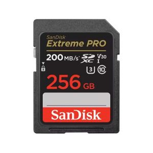Extreme PRO 256GB SDXC 200MB/s UHS-I C10 - Extreme PRO 256GB SDXC 200MB/s UHS-I C10