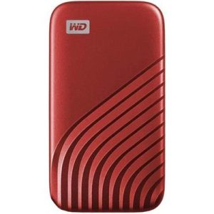 SANDISK MY PASSPORT TM SSD 2TB RED, 1050MB/S READ, 1000MB/S WRITE, PC &amp, MAC COMPATIABLE