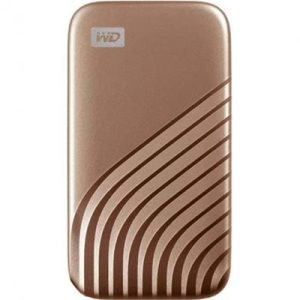 SANDISK MY PASSPORT TM SSD 500GB, GOLD, 1050MB/S READ, 1000MB/S WRITE, PC &amp, MAC COMPATIABLE