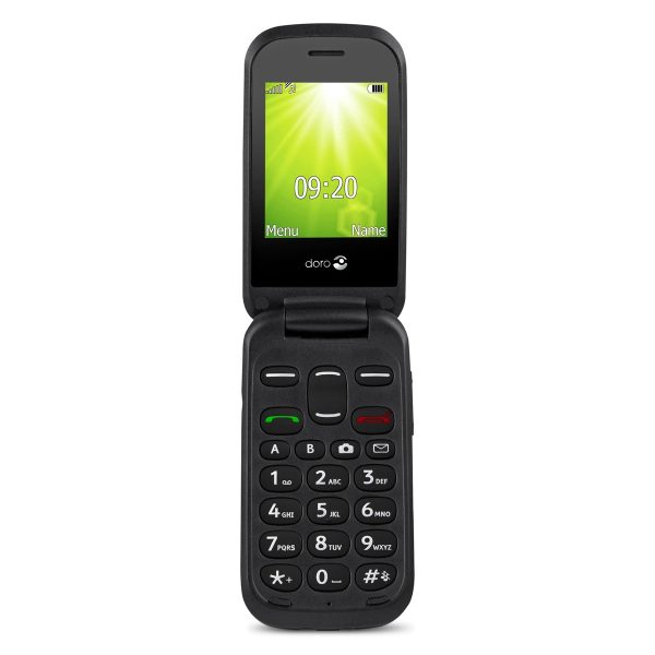 Telefono movil doro 2404 black - 2.4pulgadas -  0.3 mpx - negro