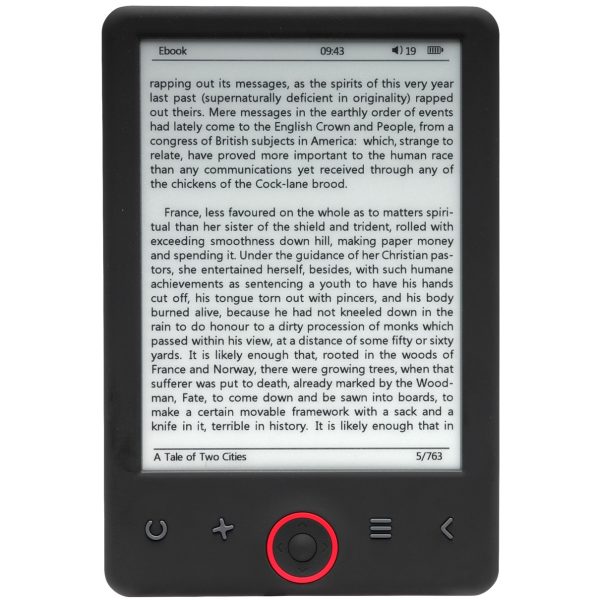 Ebook denver ebo - 635l 6pulgadas 4gb negro