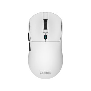 Coolbox W03 Raton Gaming Inalambrico 10000dpi - 7 Botones - Sensor Pixart 3325 - Color Blanco