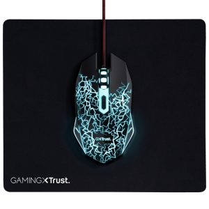 KIT GAMING BASIC RATON + ALFOMBRILLA TRUST