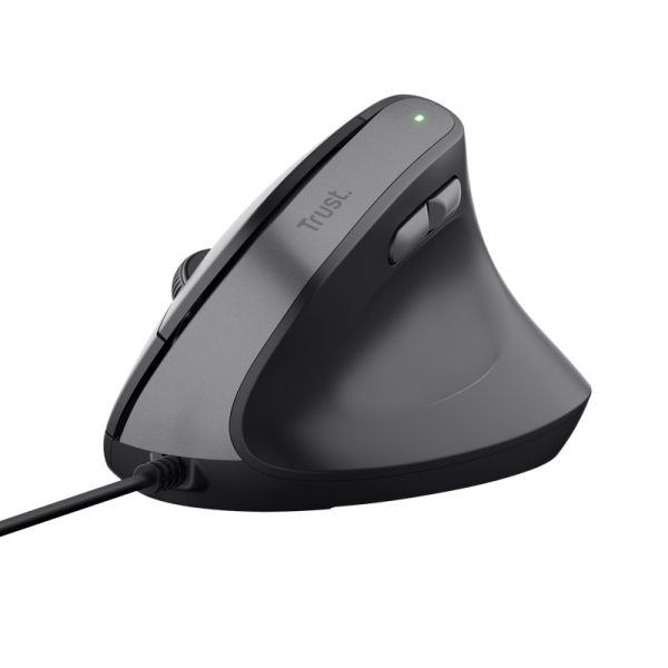RATON OPTICO ERGONOMICO VERTICAL BAYO II NEGRO TRUST