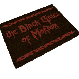 Felpudo 60x40 the black gates of mordor el seor de los anillos