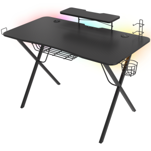 MESA GAMING GENESIS HOLM 300 RGB NEGRO CARBONO