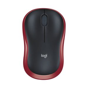 RATON OPTICO WIRELESS M185 ROJO LOGITECH