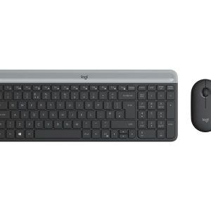 TECLADO + RATON WIRELESS MK470 SLIM NEGRO LOGITECH