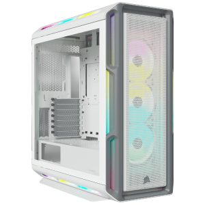 CAJA SEMITORRE ATX ICUE 5000T RGB TG WHITE CORSAIR