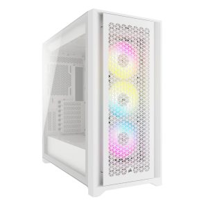 CAJA SEMITORRE ATX 5000D RGB AIRFLOW TG WHITE CORSAIR