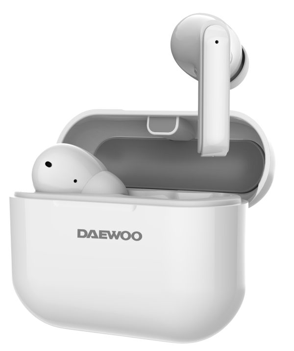 AURICULAR DAEWOO TWS CANC.RUIDO LLAMADAS ENC BT5.3 BLANCO 40MAH/500MAH - Image 3