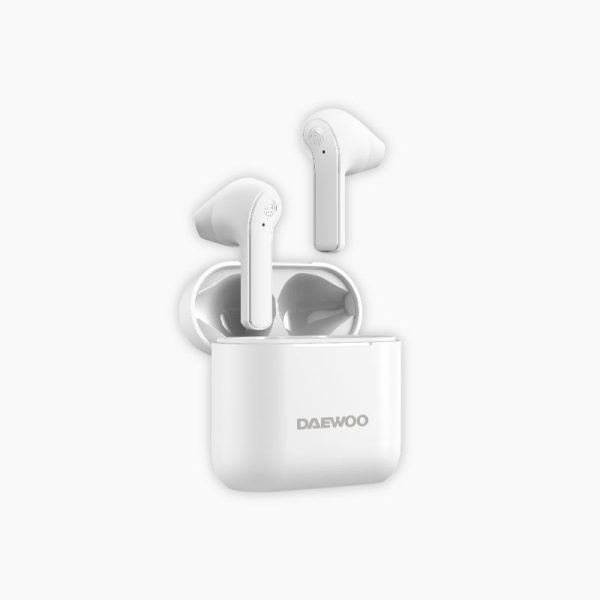 AUIRICULAR DAEWOO TWS BT 5.4 BLANCO - NIVEL DE CARGA - 40MAH - 650MAH - Image 2