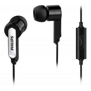 AURICULAR PHILIPS IN-EAR CON MICROFONO - NEGRO