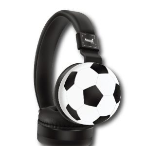 AURICULAR SAMI SOCCER CADETE BT - BLANCO-NEGRO BT/AUX/MICRO