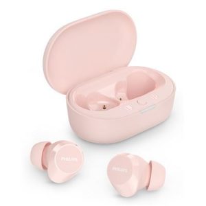 AURICULAR TWS PHILIPS CON BASE DE CARGA - ROSA