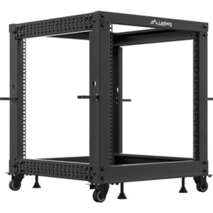 ARMARIO LANBERG ABIERTO RACK 19 12U 600X600 AJUSTABLE HASTA 1100 NEGRO